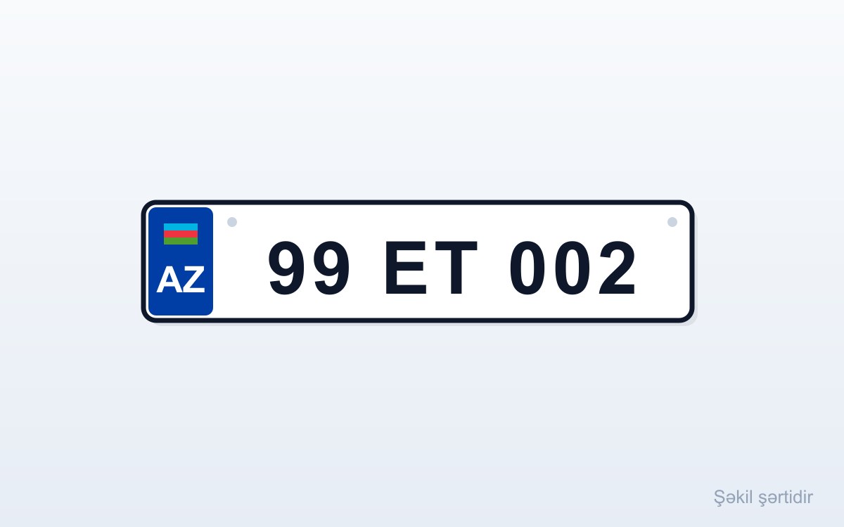 99-ET-002 nömrəsi itib