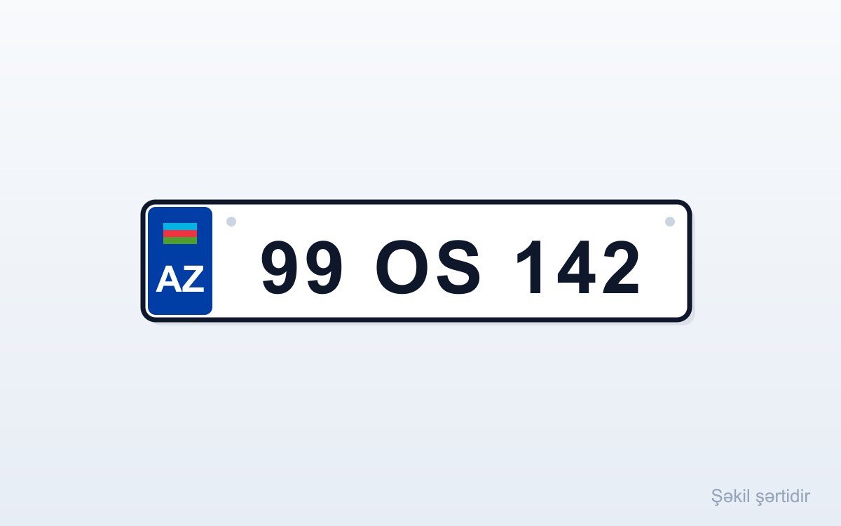 99-OS-142 nömrəsi itib❗️