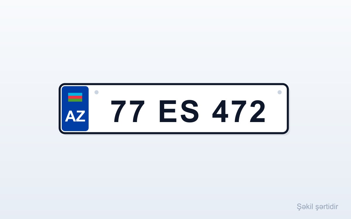 77-ES-472 nömrəsi itib