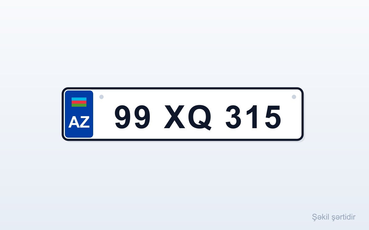 99-XQ-315 NÖMRƏSİ İTİB❗️