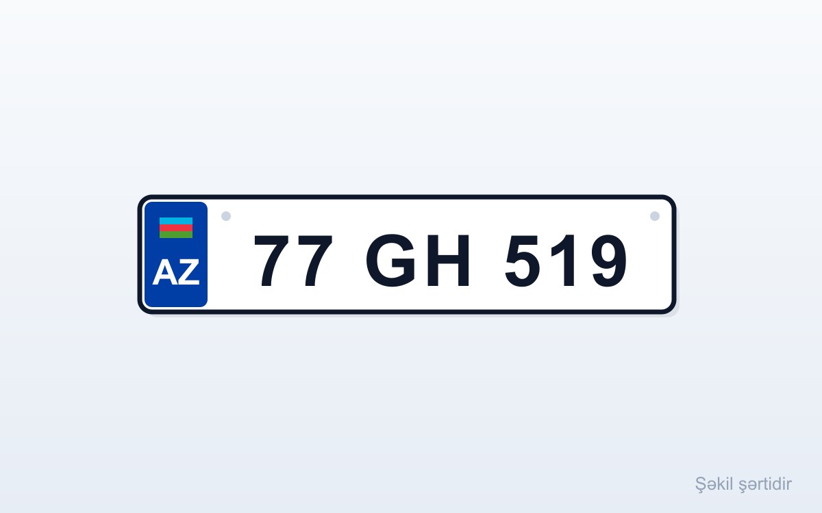 77-GH-519 Nömrəsi itib❗️